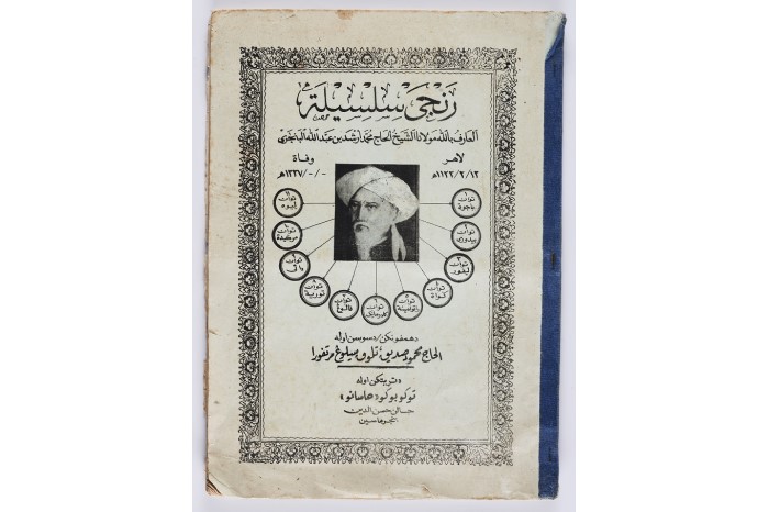 <p style="border: none;"><a href="/assets/90efe270-4691-4fb3-b009-f649d74a3d3b/Sheikh Arsyad Genealogy al-Banjari Publication.jpg">Publication detailing the genealogy of Sheikh Arsyad al-Banjari’s descendants, published in Banjarmasin</a>